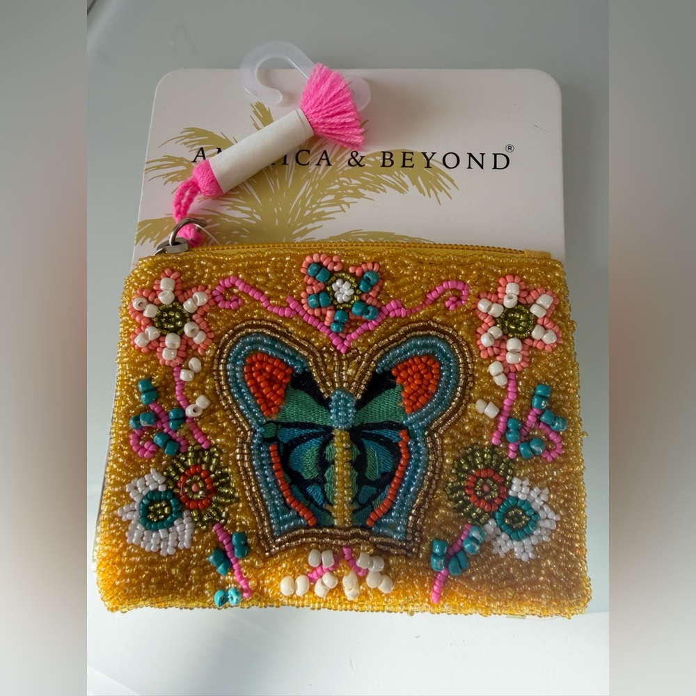 Viral Beaded Butterfly Coin Purse America & Beyond
